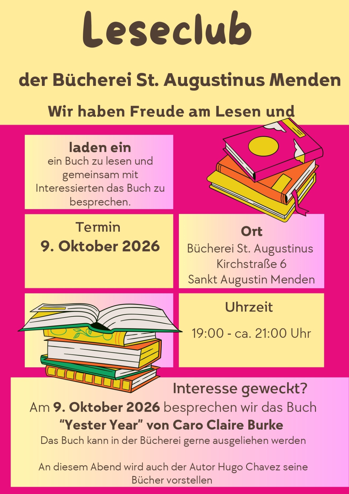 Leseclub Oktober 2026